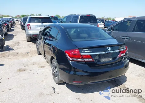 2015 Honda Civic Ex из США, поврежденный, VIN 19XFB2F84FE033113